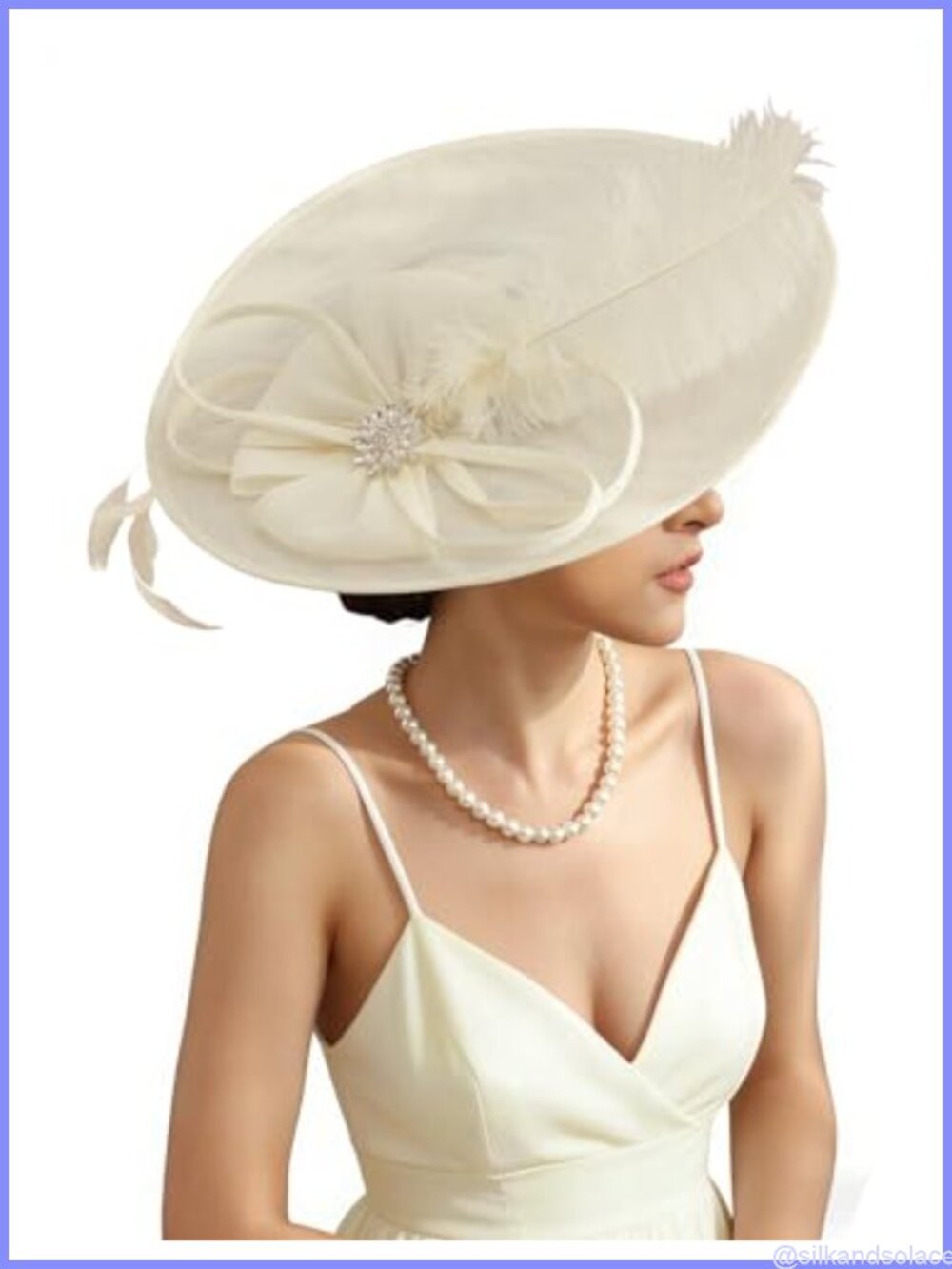 Elegant Flower Mesh Feathers Fascinator Headband Wedding Cocktail Tea Party
